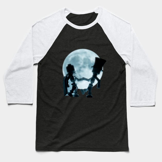 Dancing Toy Skeletons Baseball T-Shirt by npgcole